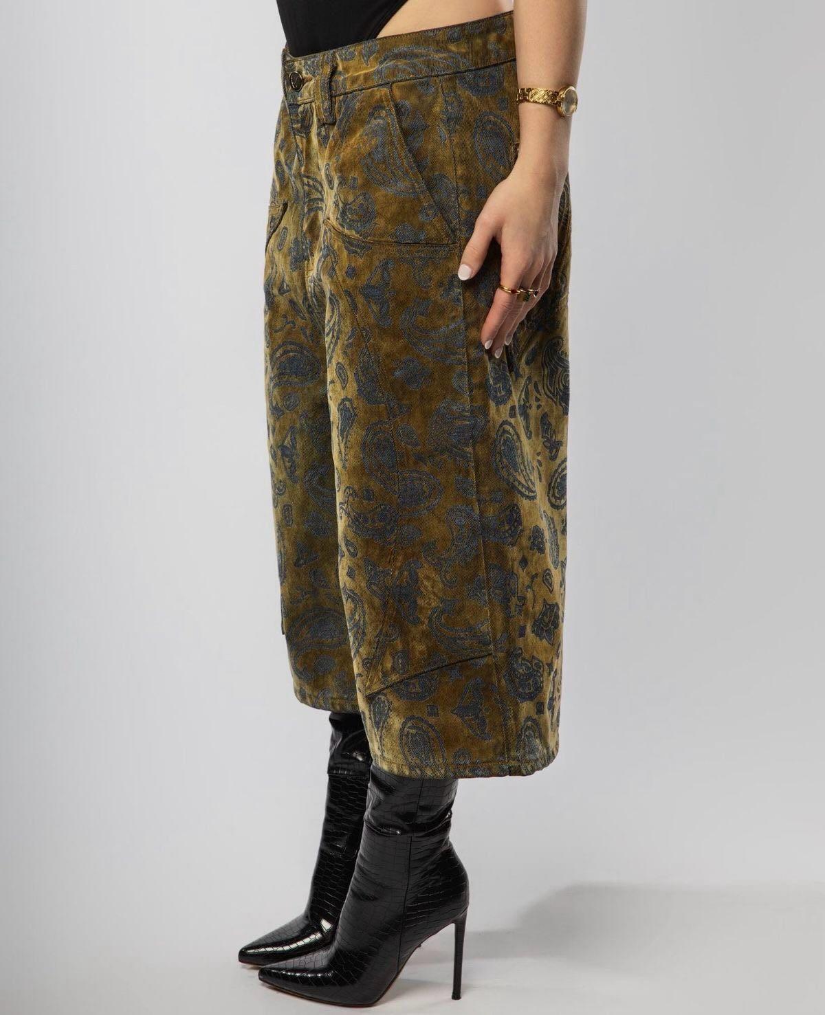 DENIM VELVET COATED